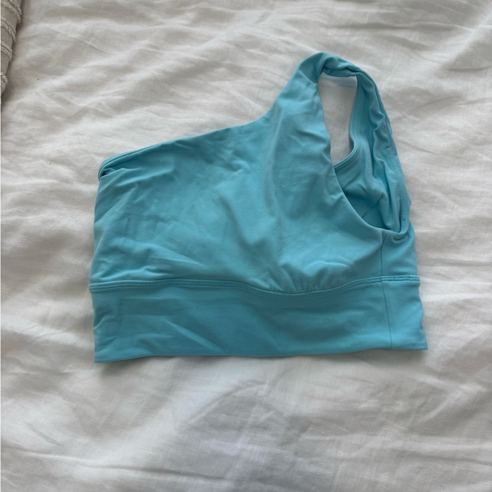 Blue Lululemon workout set